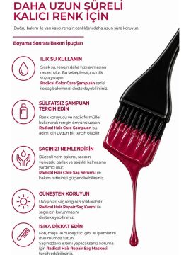 RADICAL COLOR SAÇ BOYASI 250ml VİŞNE KIZILI