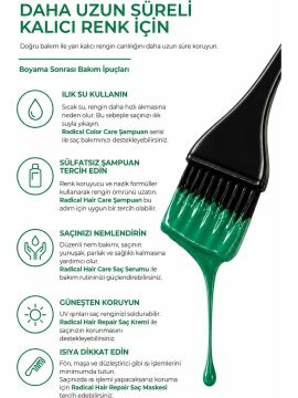 RADICAL COLOR SAÇ BOYASI 250ml YEŞİL