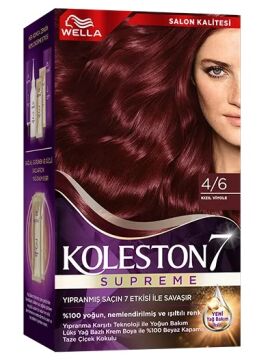 KOLESTON SAÇ BOYASI SET NO:4/6 Kızıl Viole