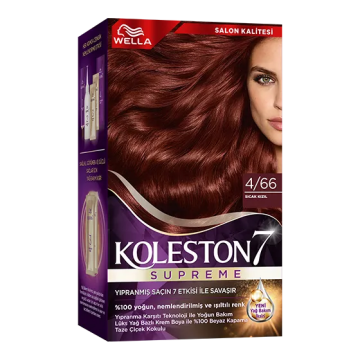 KOLESTON SAÇ BOYASI SET NO:4/66 Sıcak Kızıl