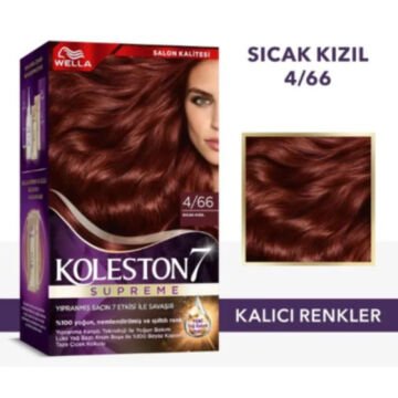 KOLESTON SAÇ BOYASI SET NO:4/66 Sıcak Kızıl