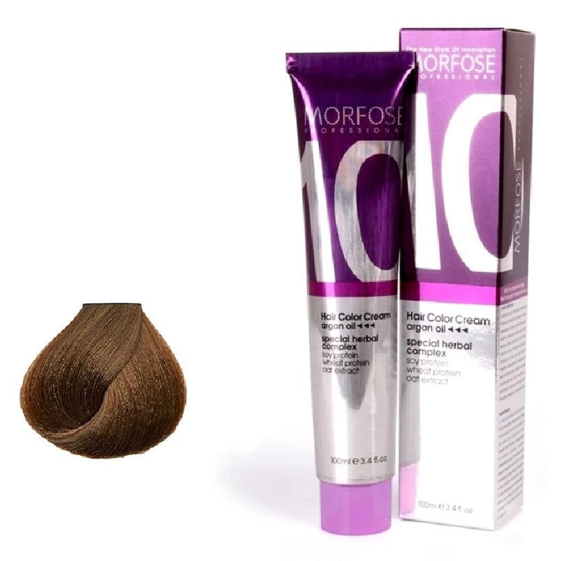 MORFOSE 10 SAÇ BOYASI 100ml / 6.73 Yoğun Kapuçino Kahve