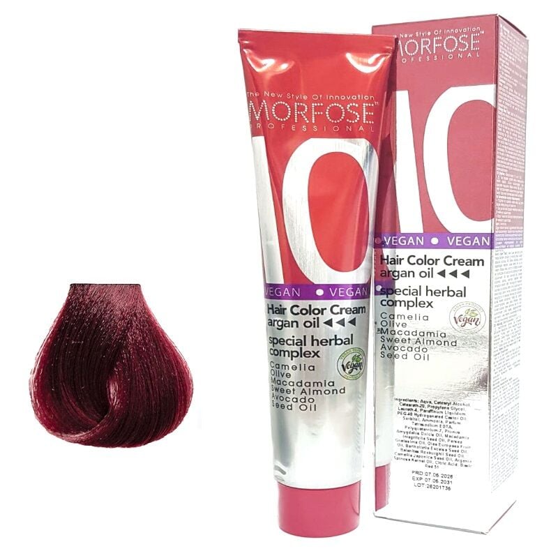 MORFOSE 10 SAÇ BOYASI 100ml / 6.65 Kontrast Yakut