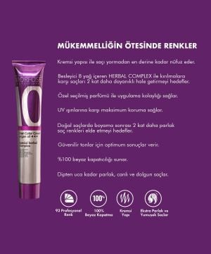MORFOSE 10 SAÇ BOYASI 100ml / 6.65 Kontrast Yakut