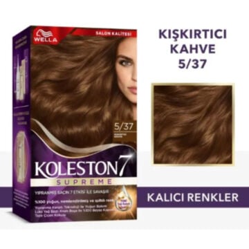 KOLESTON SAÇ BOYASI SET NO:5/37 Kışkırtıcı Kahve