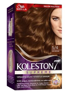 KOLESTON SAÇ BOYASI SET NO:5/4 Açık Kestane