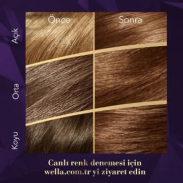 KOLESTON SAÇ BOYASI SET NO:5/4 Açık Kestane