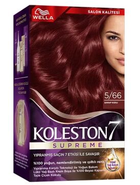 KOLESTON SAÇ BOYASI SET NO:5/66 Şarap Kızılı