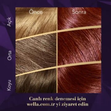 KOLESTON SAÇ BOYASI SET NO:5/66 Şarap Kızılı