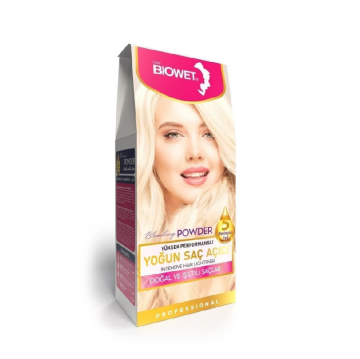 BİOWET SAÇ RENK AÇICI SET 60ml 40vol+30gr Toz