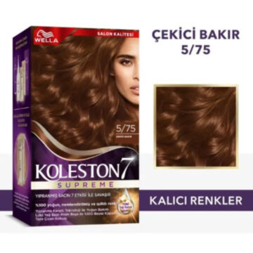 KOLESTON SAÇ BOYASI SET NO:5/75 Çekici Bakır