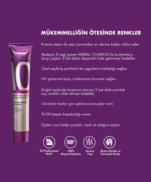 MORFOSE 10 SAÇ BOYASI 100ml / 6.11 Yoğun Koyu Küllü Kumral