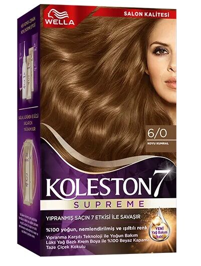 KOLESTON SAÇ BOYASI SET NO:6/0 Koyu Kumral