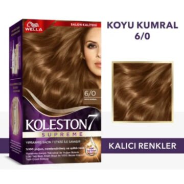 KOLESTON SAÇ BOYASI SET NO:6/0 Koyu Kumral