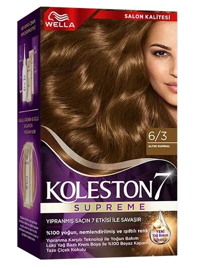 KOLESTON SAÇ BOYASI SET NO:6/3 Altın Kumral