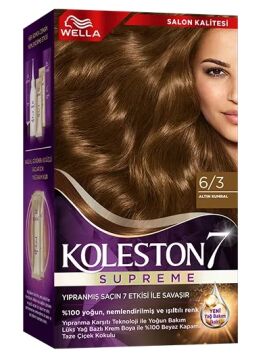 KOLESTON SAÇ BOYASI SET NO:6/3 Altın Kumral