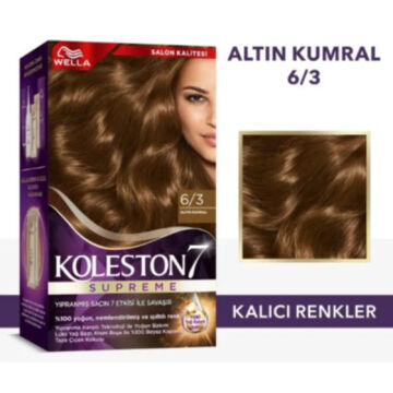 KOLESTON SAÇ BOYASI SET NO:6/3 Altın Kumral