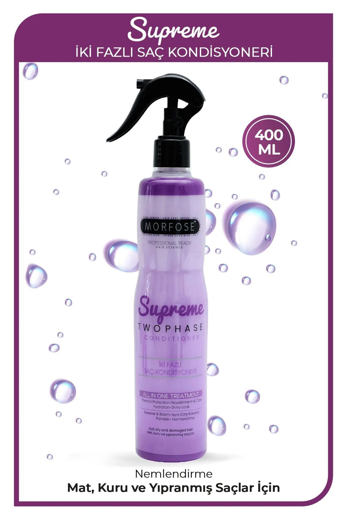 MORFOSE FÖN SUYU 400ML SUPREME