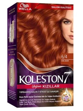 KOLESTON SAÇ BOYASI SET NO:6/4 Kızıl Bakır