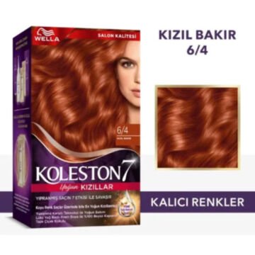 KOLESTON SAÇ BOYASI SET NO:6/4 Kızıl Bakır