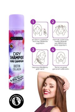 MORFOSE KURU ŞAMPUAN BIOTIN COLLAGEN EKSTRA HACİM 200ML