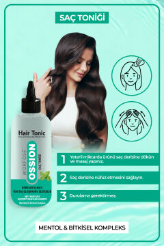 MORFOSE OSSİON SAÇ TONİĞİ 300ml Dökülme Karşıtı Menthol & Herbal Complex