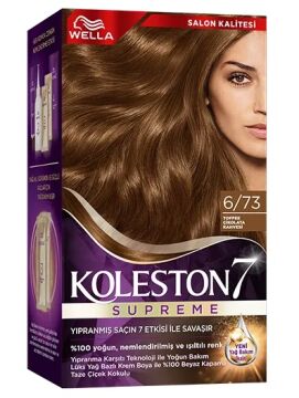 KOLESTON SAÇ BOYASI SET NO:6/73 Toffee Çikolata Kahvesi