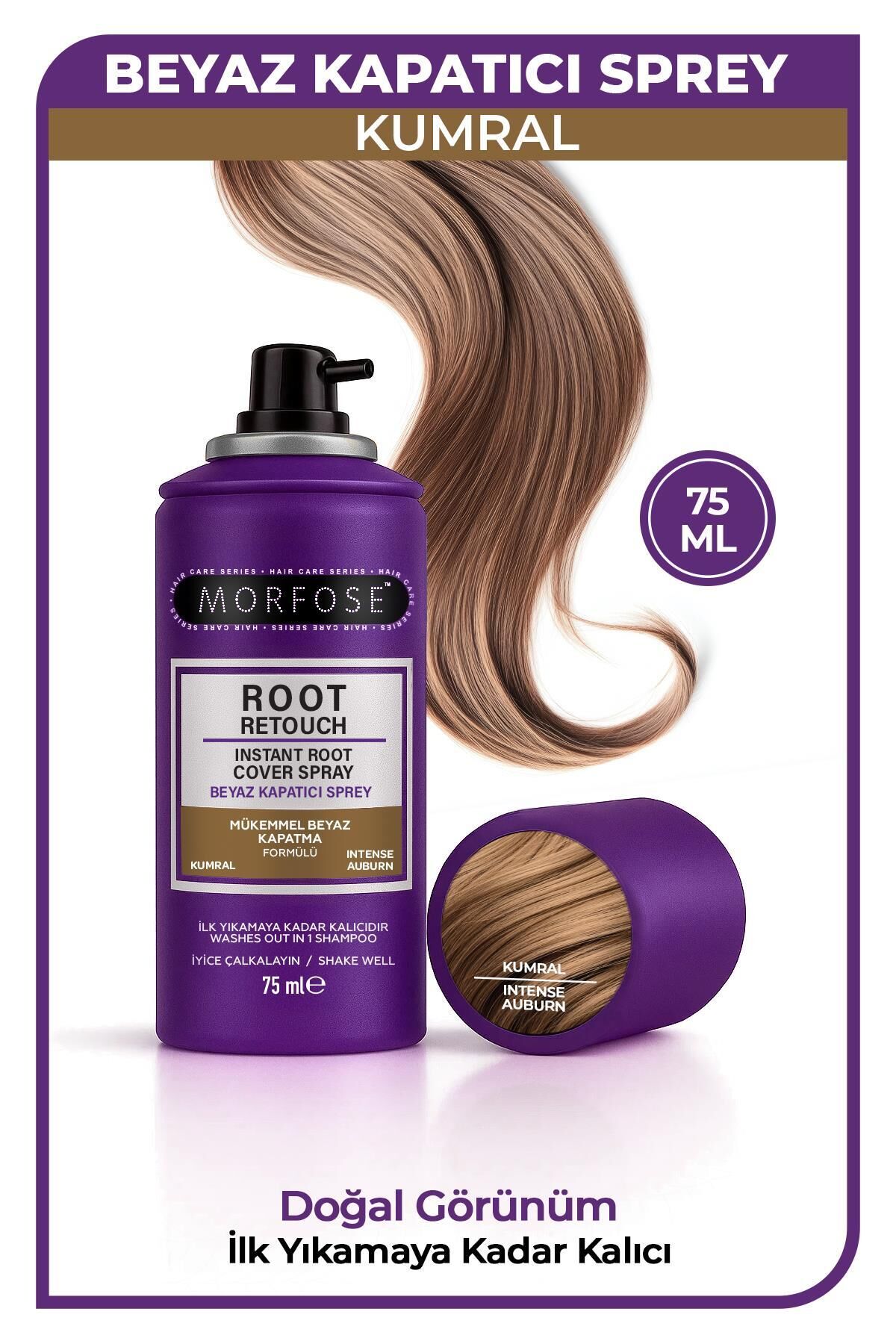 MORFOSE ROOT RETOUCH BEYAZ KAPATICI SPREY 75ML KUMRAL