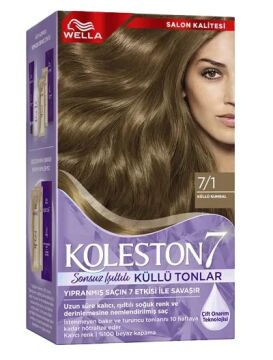 KOLESTON SAÇ BOYASI SET NO:7/1 Küllü Kumral