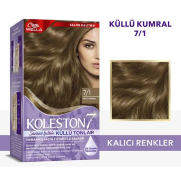 KOLESTON SAÇ BOYASI SET NO:7/1 Küllü Kumral