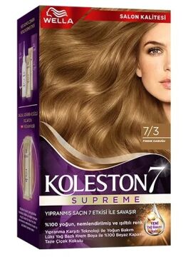 KOLESTON SAÇ BOYASI SET NO:7/3 Fındık Kabuğu