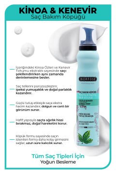 MORFOSE SAÇ KÖPÜĞÜ 200ML KINOA KENEVİR