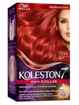 KOLESTON SAÇ BOYASI SET NO:77/44 Kor Ateş Kızılı