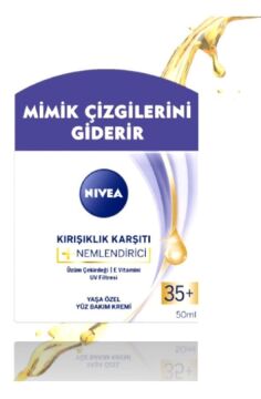NIVEA KIRIŞIKLIK KARŞITI + NEMLENDİRİCİ KREM 35+