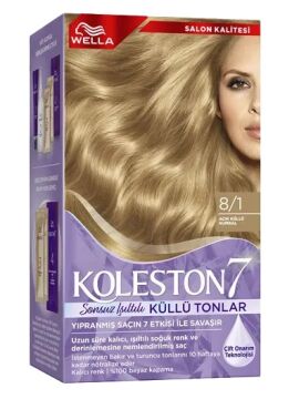 KOLESTON SAÇ BOYASI SET NO:8/1 Açık Küllü Kumral