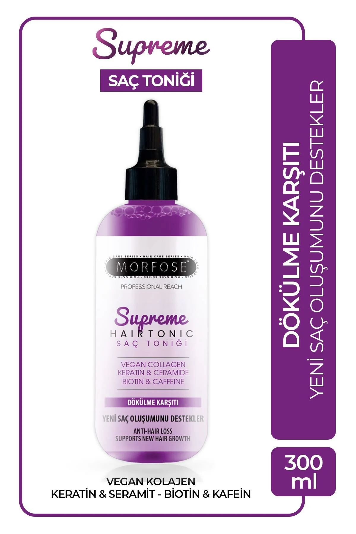 MORFOSE SAÇ TONİĞİ 300ML SUPREME DÖKÜLME KARŞITI