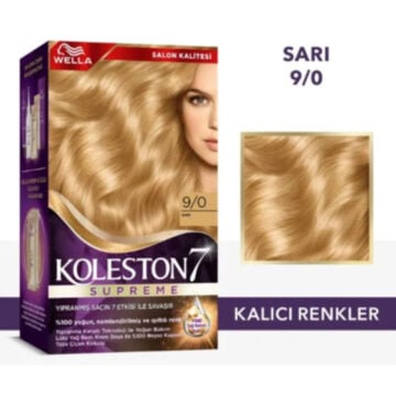 KOLESTON SAÇ BOYASI SET NO:9/0 Sarı