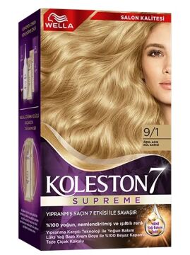 KOLESTON SAÇ BOYASI SET NO:9/1 Özel Açık Kül Sarısı