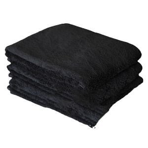 HAVLU BOYA TUTMAYAN SİYAH /TEKLİ/ KUAFÖR HAVLUSU
