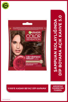 GARNIER COLOR SENSATION ŞAMPUAN SAÇ BOYASI 5.0 Açık Kahve