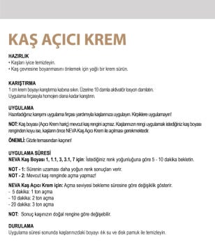 NEVA KAŞ AÇICI KREM