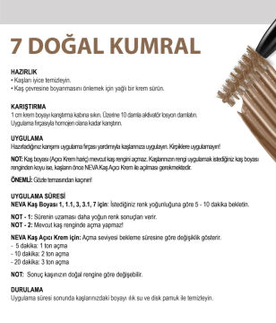 NEVA KAŞ BOYASI NO:7 DOĞAL KUMRAL