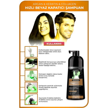 MORFOSE HIZLI BEYAZ KAPATICI ŞAMPUAN 420ml Naturel Kahverengi