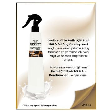 REDIST FÖN SUYU 400ML MILK HONEY