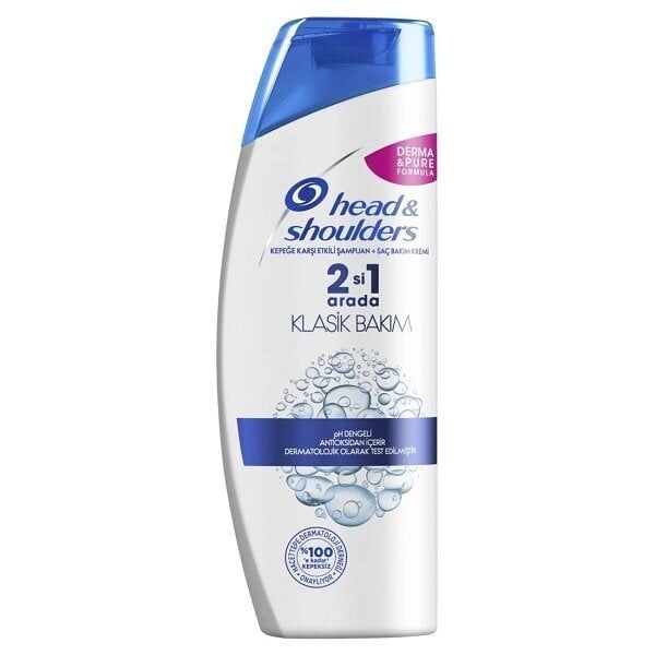 HEAD&SHOULDERS ŞAMPUAN 330ML KLASİK BAKIM 2 in 1