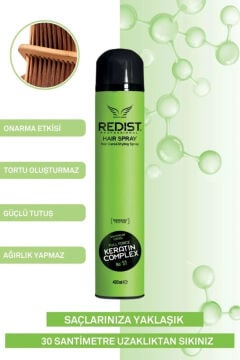 REDIST SAÇ SPREYİ 400ml KERATİN COMPLEX MAXIMUM CONTROL