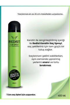 REDIST SAÇ SPREYİ 400ml KERATİN COMPLEX MAXIMUM CONTROL