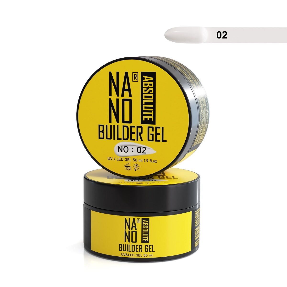 NANO ABSOLUTE BUILDER JEL 50ML 02/BEYAZ G-1115
