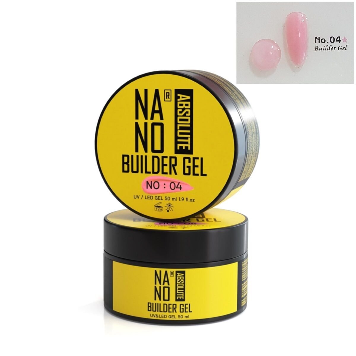 NANO ABSOLUTE BUILDER JEL 50ML 04/PEMBE G-1117
