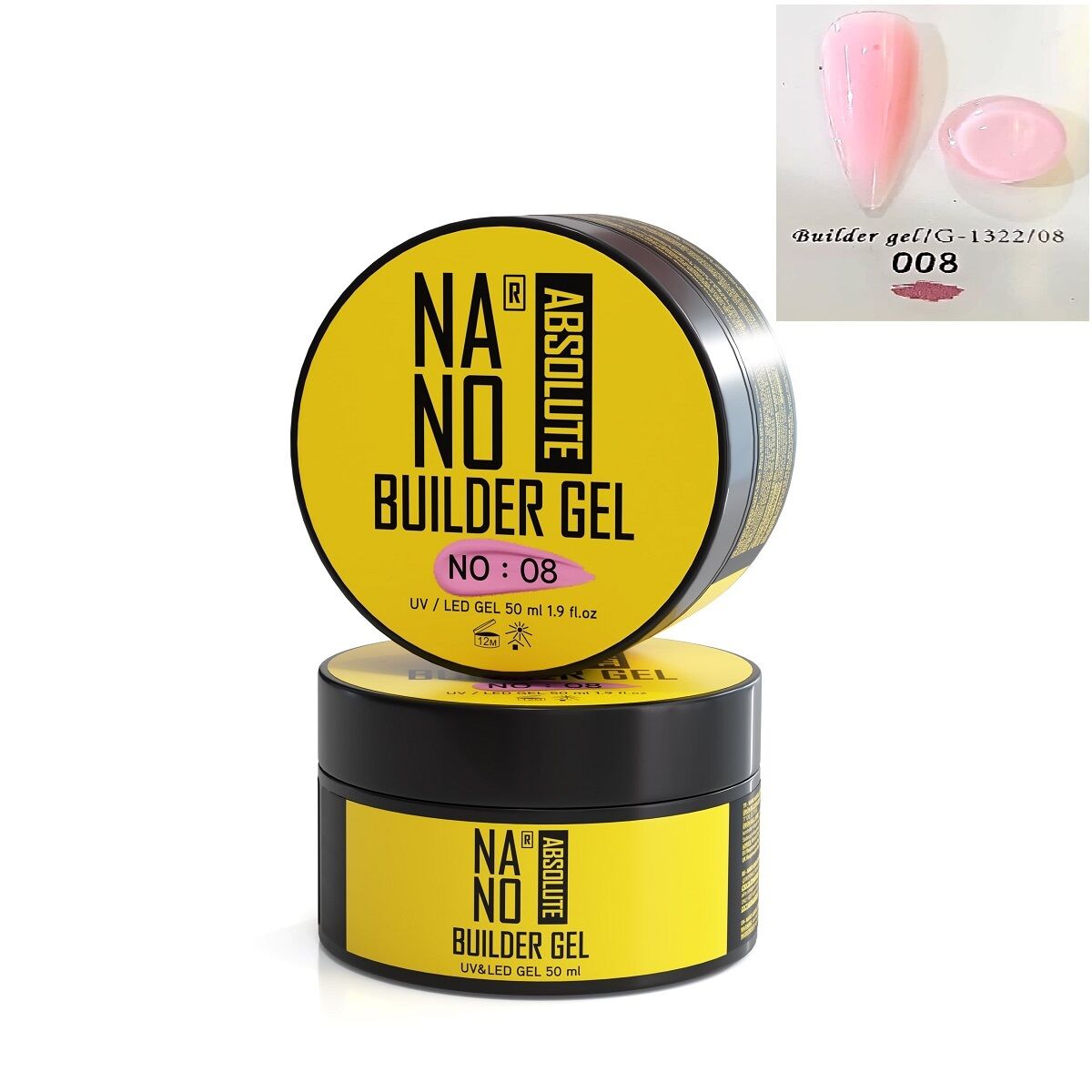 NANO ABSOLUTE BUILDER JEL 50ML 08 G-1322